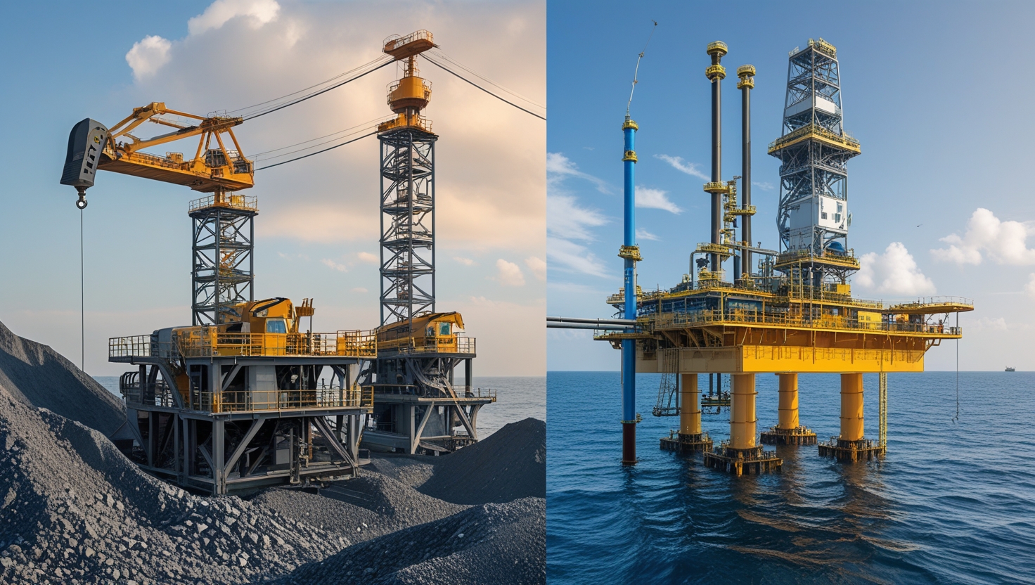 Mineração x Petróleo e gás, qual setor é melhor para carreira em Obras?